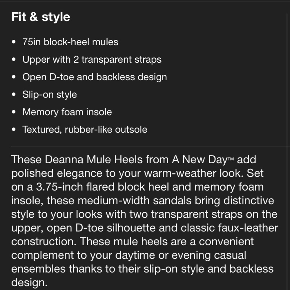 A new day Orange Block Heel - Picture 3 of 7